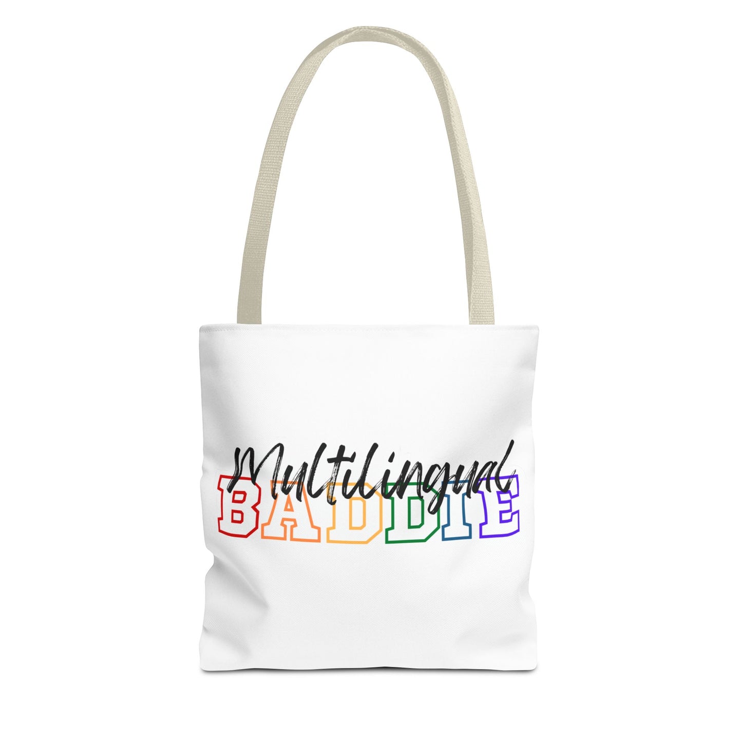 Multilingual Baddie Tote Bag