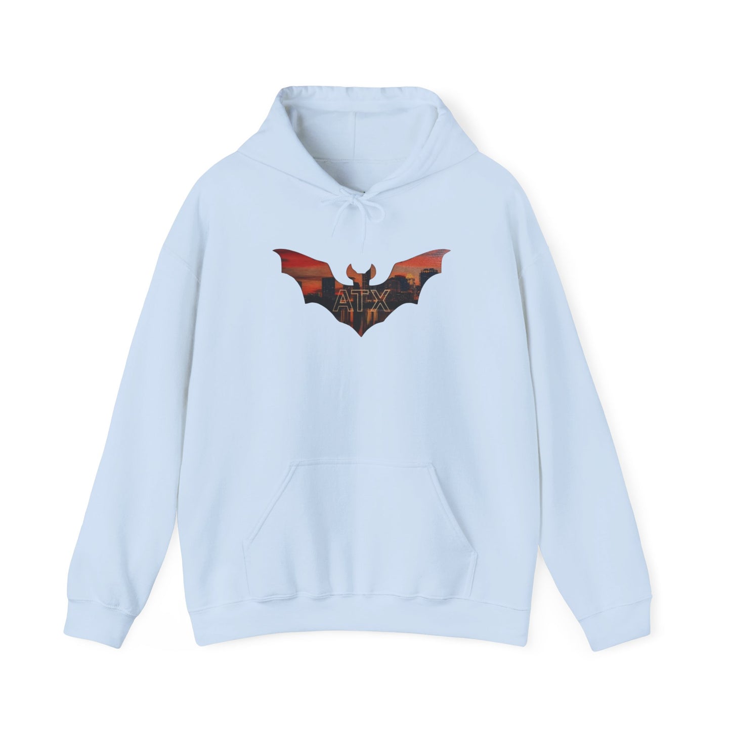 ATX Skyline Bat Hooded Sweatshirt