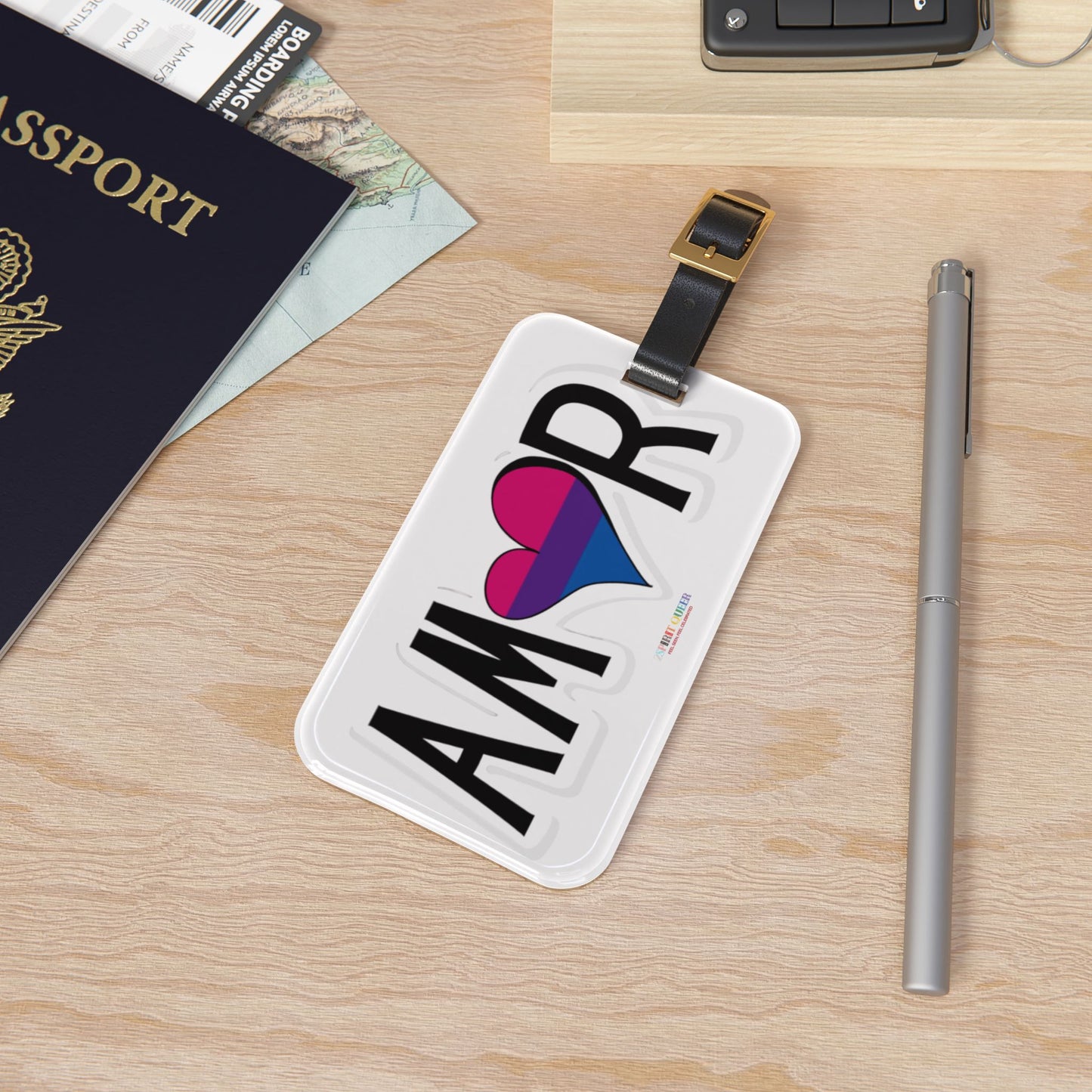 Amor Bi Luggage Tag