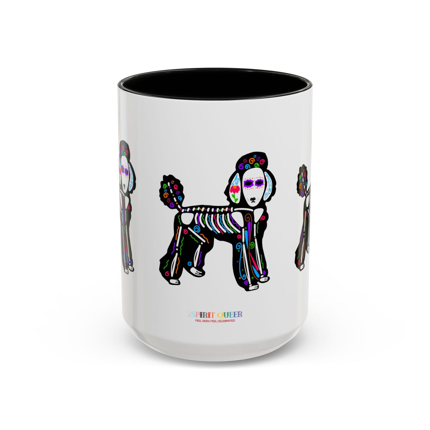 Dia de los Muertos Poodle Coffee Mug