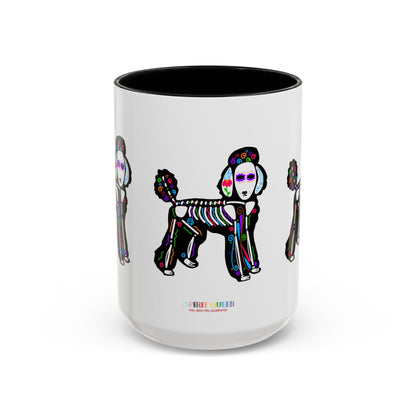 Dia de los Muertos Poodle Coffee Mug