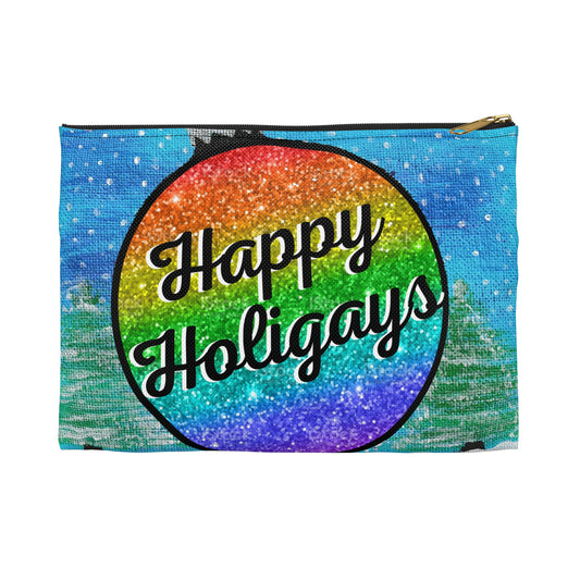Happy Holigays Accessory Pouch