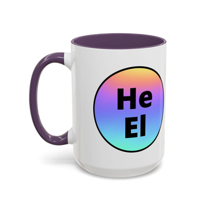 He / El Rainbow Coffee Mug