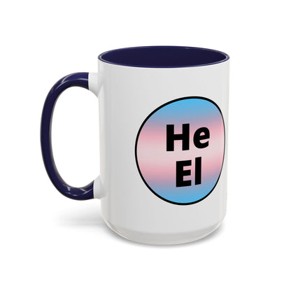 He/El Trans Accent Coffee Mug
