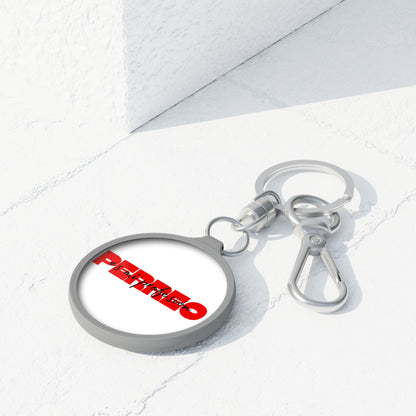 Perreo Es Mi Profesion Red Keyring Tag
