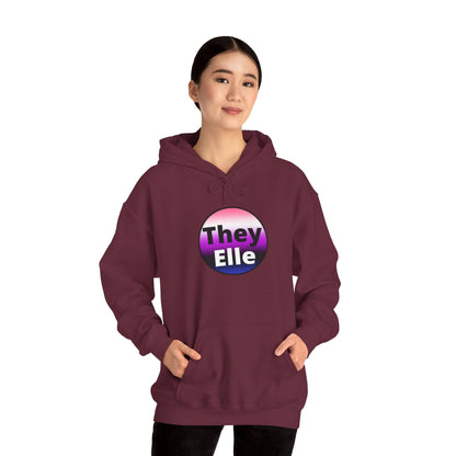 They / Elle Genderfluid Hooded Sweatshirt