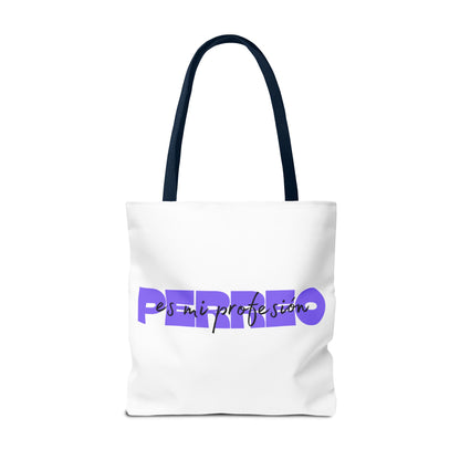 Perreo Es Mi Profesion Purple Tote Bag
