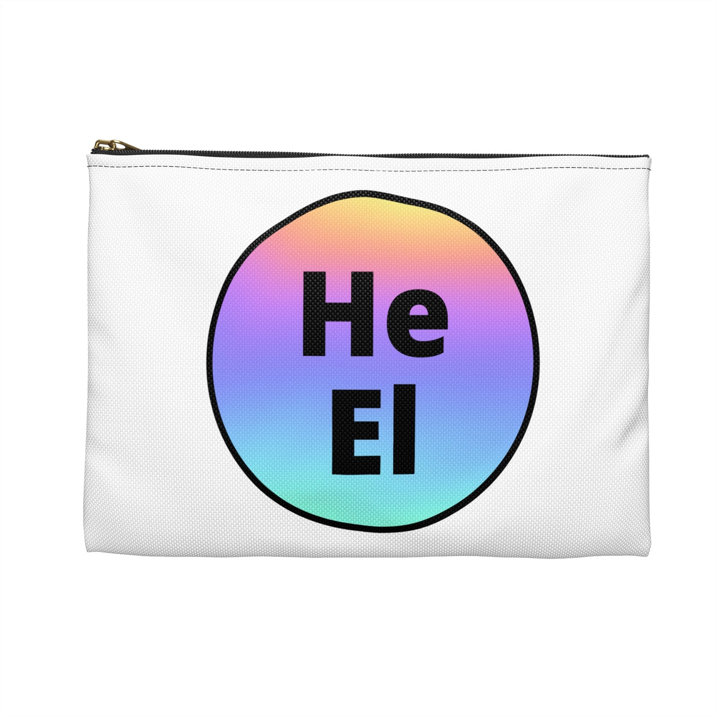 He / El Rainbow Accessory Pouch