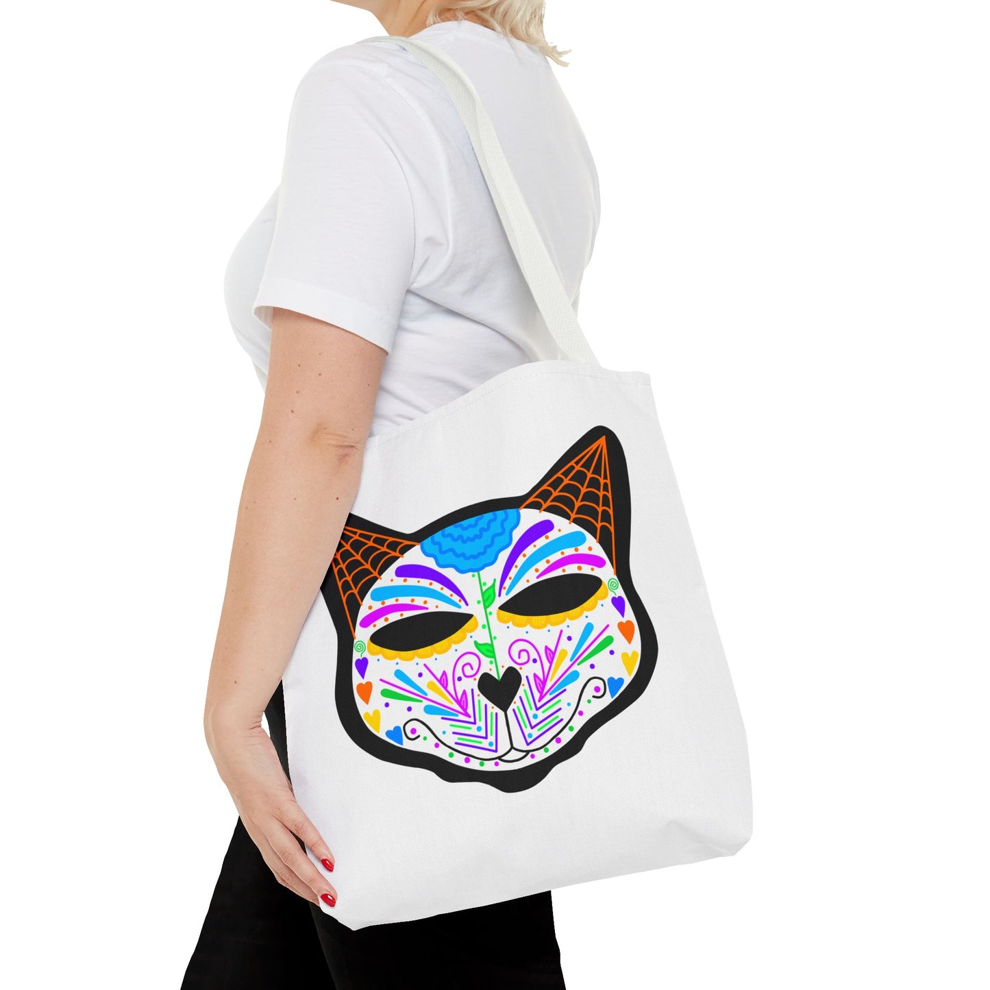 Dia de los Muertos Cat Tote Bag