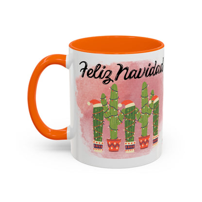 Feliz Navidad Cacti Coffee Mug