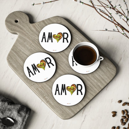 Amor Taco Coasters