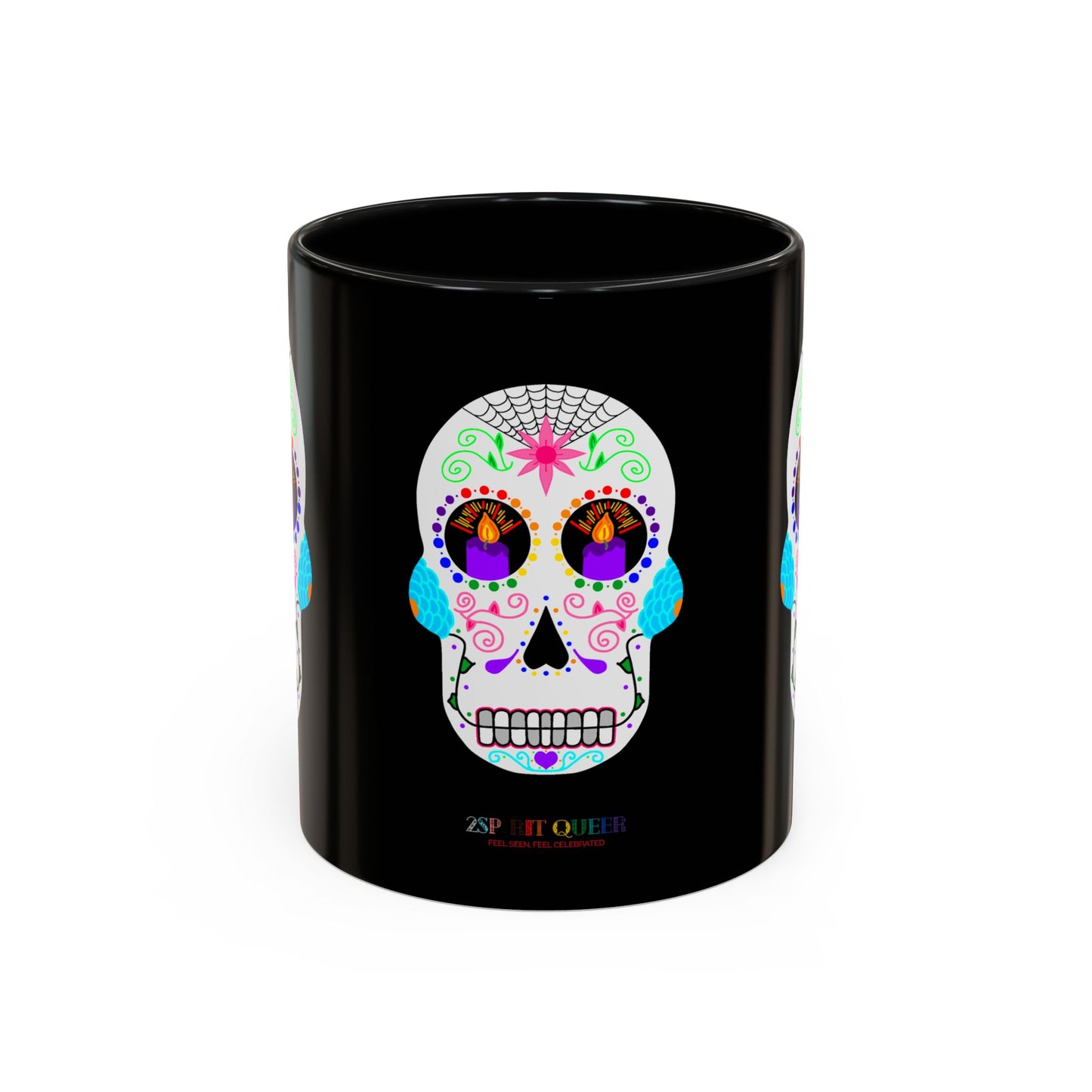 Queer Sugar Skull Coffee Mug