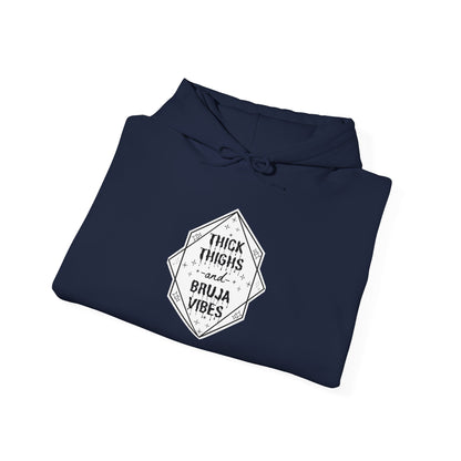 Thick Thighs Bruja Vibes Hooded Sweatshirt