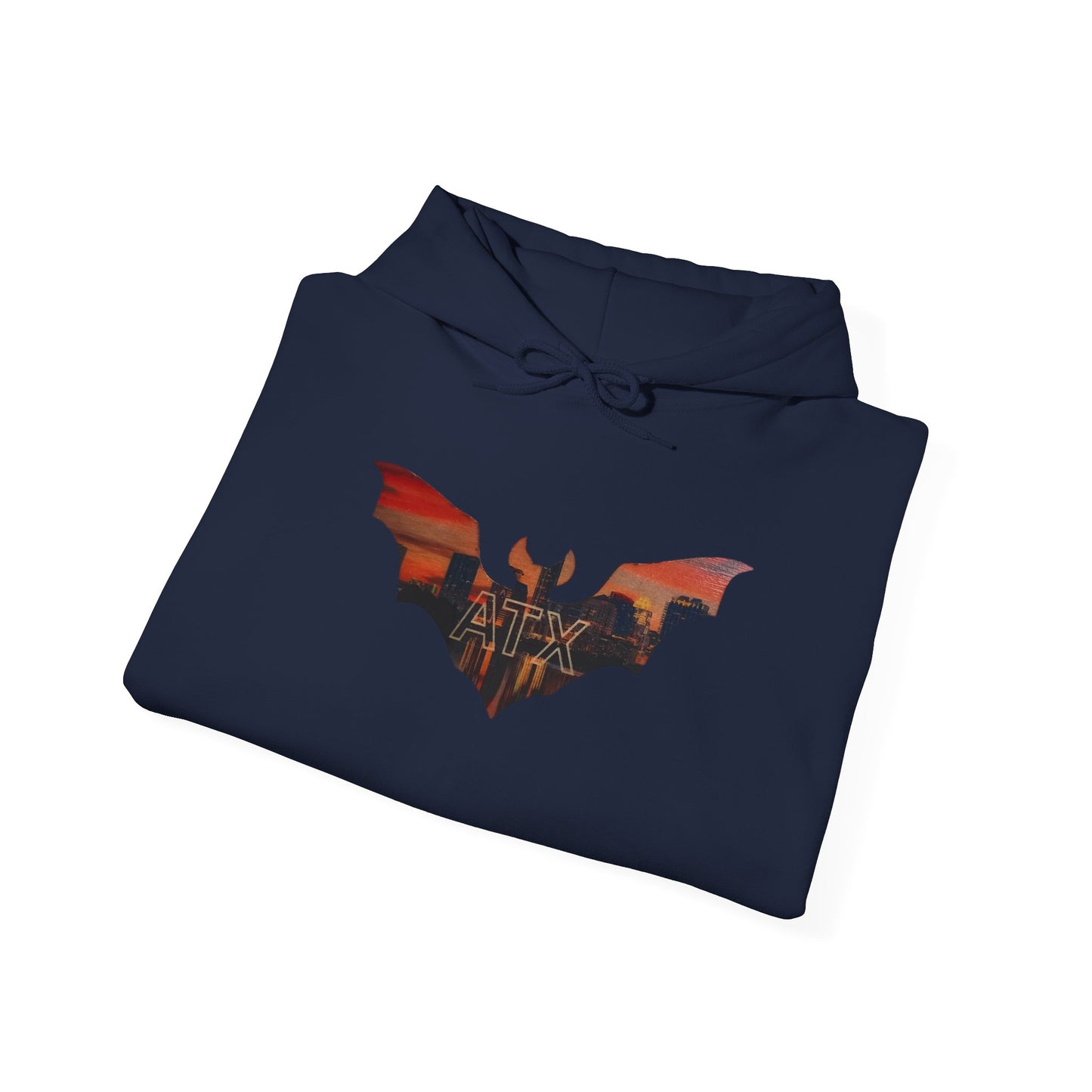 ATX Skyline Bat Hooded Sweatshirt