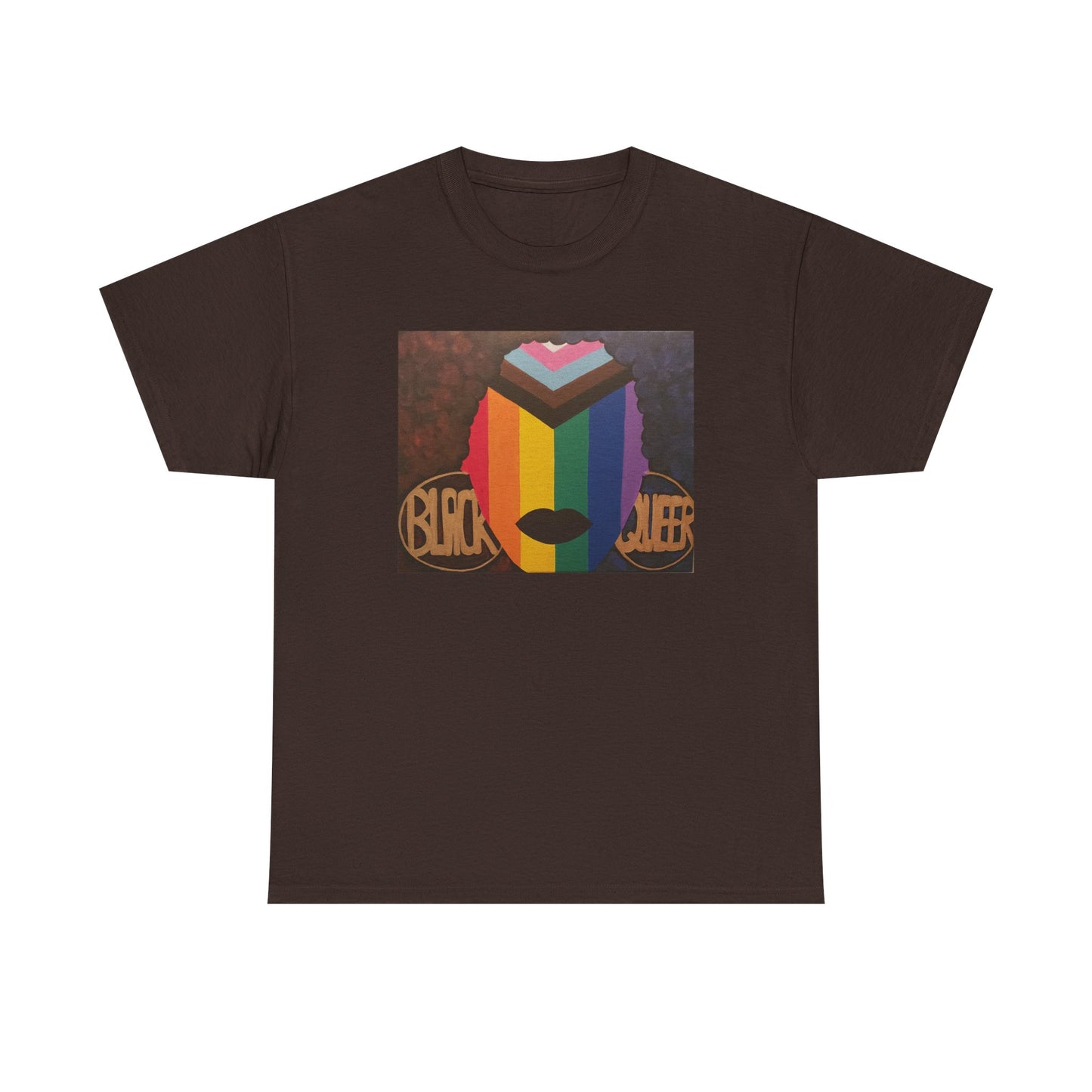 Black and Queer Heavy Cotton Tee