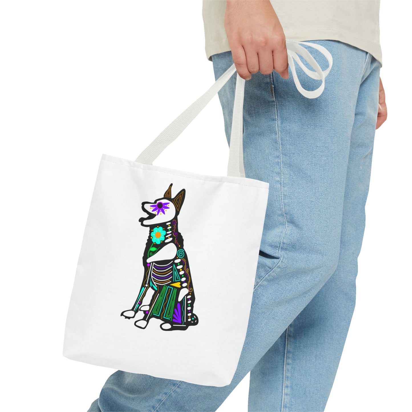 Dia de los Muertos German Shepard Tote Bag