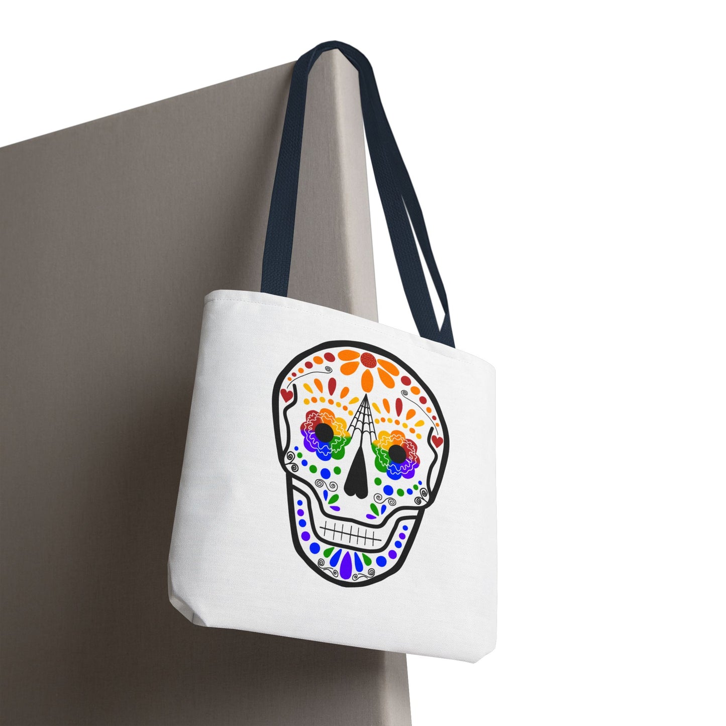 Queer Sugar Skull Tote Bag