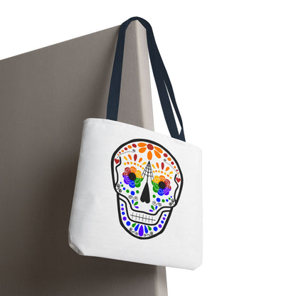 Queer Sugar Skull Tote Bag