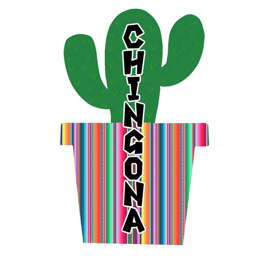 Chingona Cactus Sticker