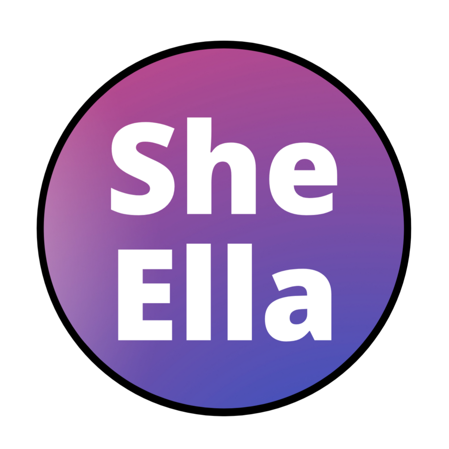 She/Ella Stickers