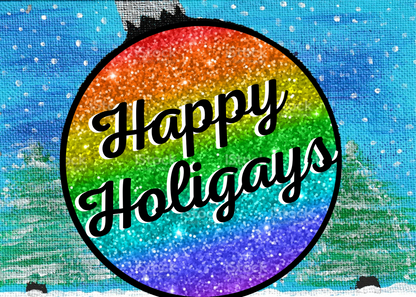 Happy Holigays Card with Message