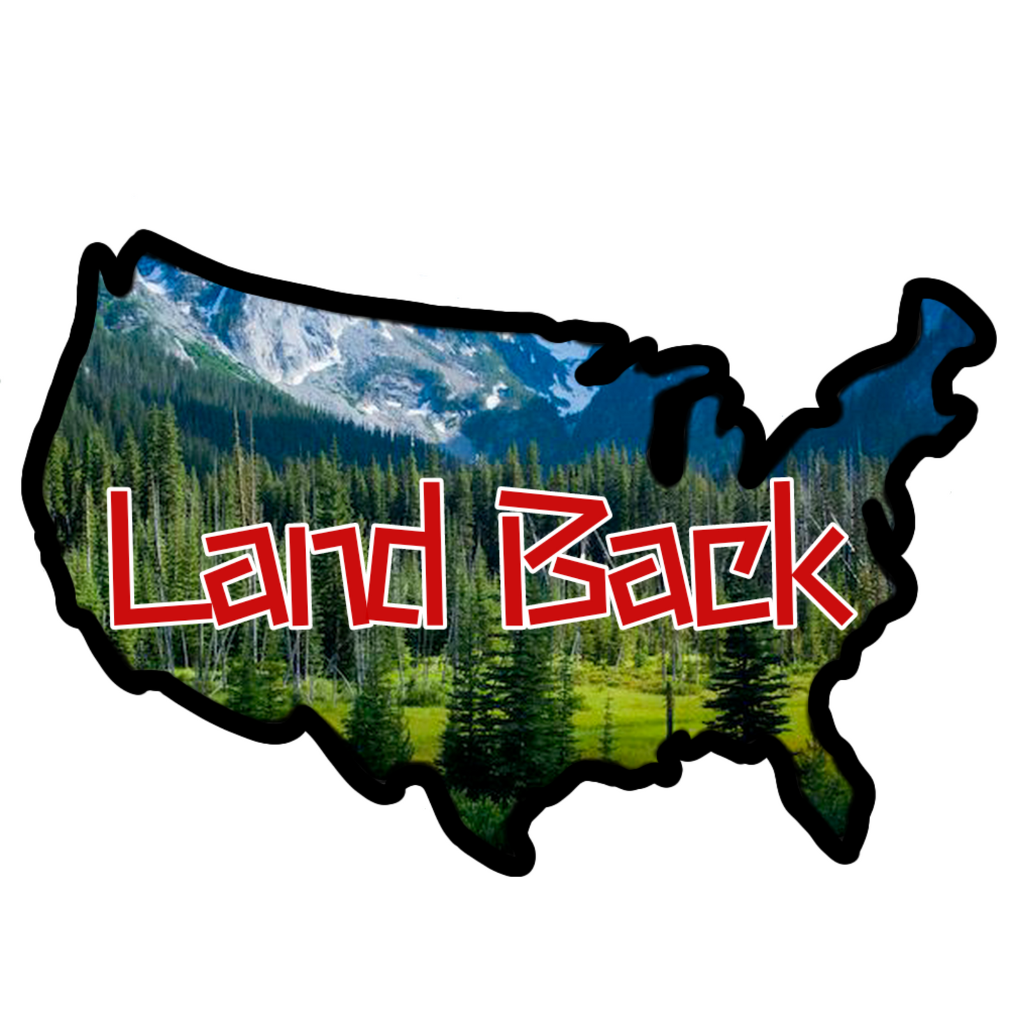 Land Back Sticker