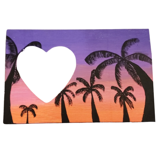 Palm Tree Sunset Frame