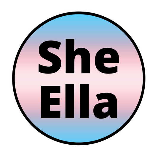 She/Ella Stickers