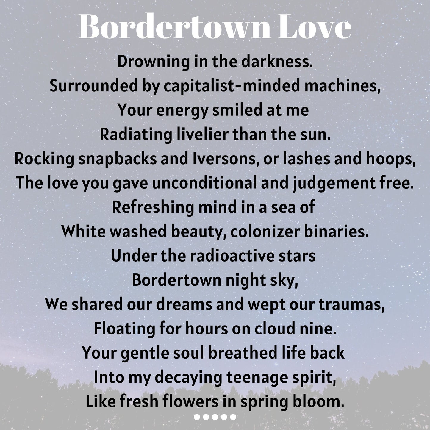 Bordertown Love (Poem)