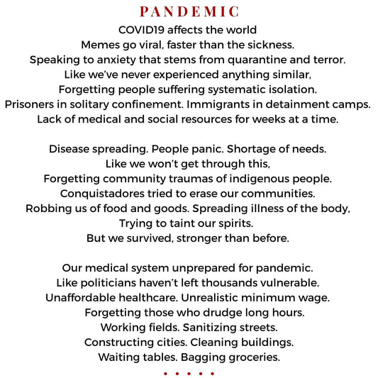 Poem: Pandemic